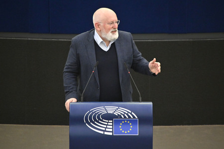 Plenartagung zum Bericht des Weltklimarats im EU-Parlament in Straßburg