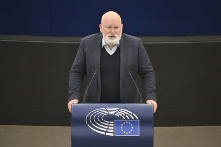 Plenartagung zum Bericht des Weltklimarats im EU-Parlament in Straßburg