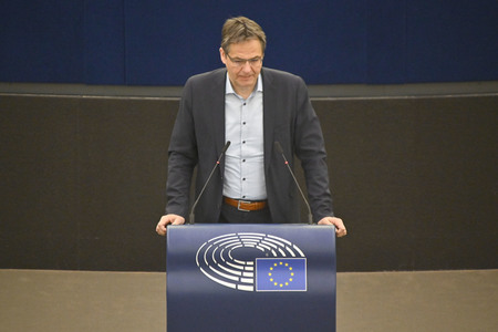 Plenartagung zum Bericht des Weltklimarats im EU-Parlament in Straßburg