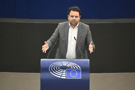 Plenartagung zum Bericht des Weltklimarats im EU-Parlament in Straßburg