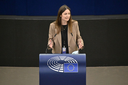 Plenartagung zum Bericht des Weltklimarats im EU-Parlament in Straßburg