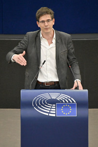 Plenartagung zum Bericht des Weltklimarats im EU-Parlament in Straßburg