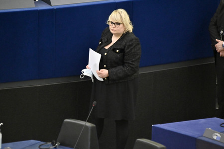 Plenartagung zum Bericht des Weltklimarats im EU-Parlament in Straßburg