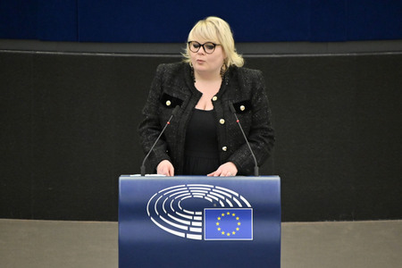 Plenartagung zum Bericht des Weltklimarats im EU-Parlament in Straßburg