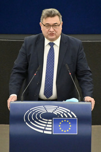 Plenartagung zum Bericht des Weltklimarats im EU-Parlament in Straßburg