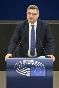 Plenartagung zum Bericht des Weltklimarats im EU-Parlament in Straßburg