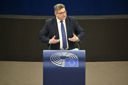 Plenartagung zum Bericht des Weltklimarats im EU-Parlament in Straßburg