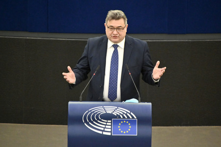 Plenartagung zum Bericht des Weltklimarats im EU-Parlament in Straßburg