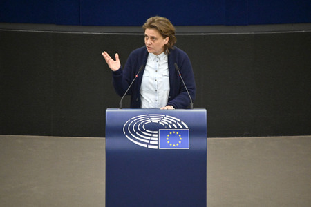 Plenartagung zum Bericht des Weltklimarats im EU-Parlament in Straßburg