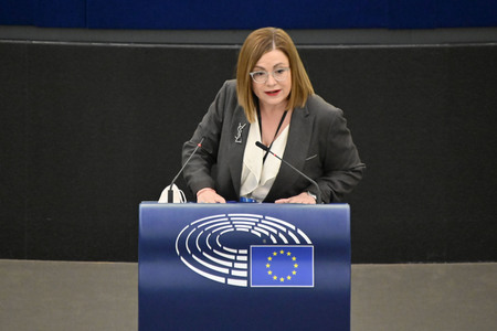 Plenartagung zum Bericht des Weltklimarats im EU-Parlament in Straßburg