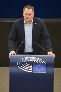 Plenartagung zum Bericht des Weltklimarats im EU-Parlament in Straßburg