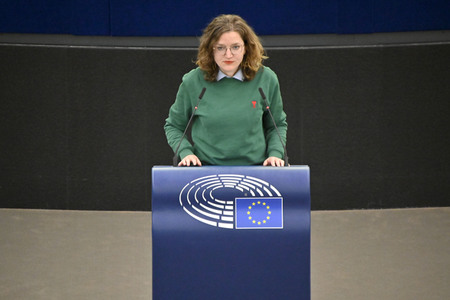 Plenartagung zum Bericht des Weltklimarats im EU-Parlament in Straßburg