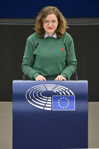 Plenartagung zum Bericht des Weltklimarats im EU-Parlament in Straßburg