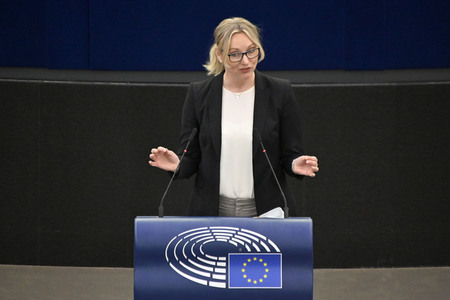 Plenartagung zum Bericht des Weltklimarats im EU-Parlament in Straßburg