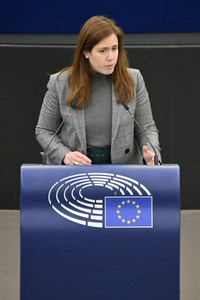 Plenartagung zum Bericht des Weltklimarats im EU-Parlament in Straßburg