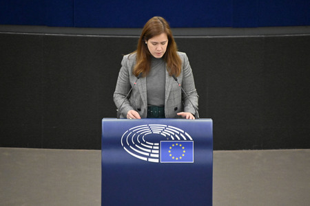 Plenartagung zum Bericht des Weltklimarats im EU-Parlament in Straßburg