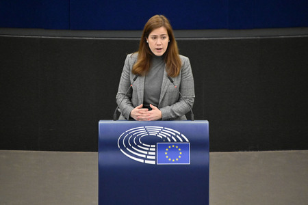 Plenartagung zum Bericht des Weltklimarats im EU-Parlament in Straßburg