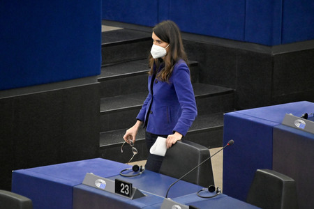 Plenartagung zum Bericht des Weltklimarats im EU-Parlament in Straßburg