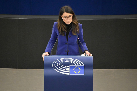 Plenartagung zum Bericht des Weltklimarats im EU-Parlament in Straßburg