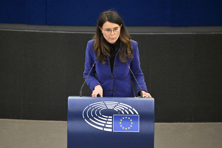 Plenartagung zum Bericht des Weltklimarats im EU-Parlament in Straßburg