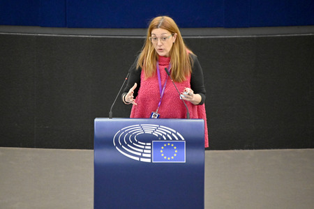 Plenartagung zum Bericht des Weltklimarats im EU-Parlament in Straßburg