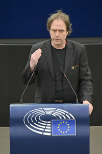 Plenartagung zum Bericht des Weltklimarats im EU-Parlament in Straßburg