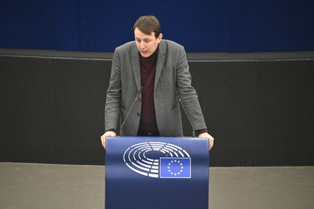 Plenartagung zum Bericht des Weltklimarats im EU-Parlament in Straßburg