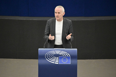 Plenartagung zum Bericht des Weltklimarats im EU-Parlament in Straßburg