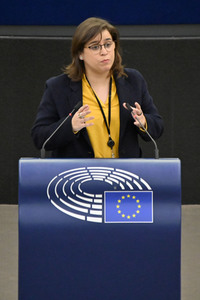 Plenartagung zum Bericht des Weltklimarats im EU-Parlament in Straßburg