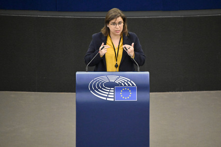 Plenartagung zum Bericht des Weltklimarats im EU-Parlament in Straßburg