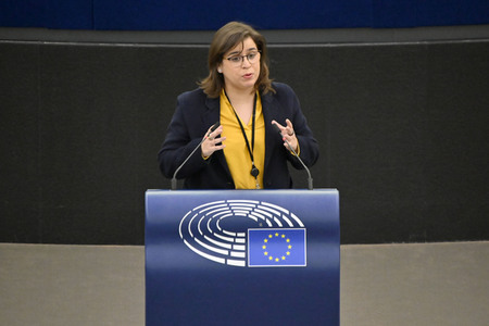 Plenartagung zum Bericht des Weltklimarats im EU-Parlament in Straßburg