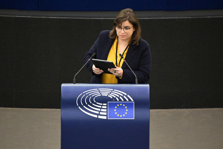 Plenartagung zum Bericht des Weltklimarats im EU-Parlament in Straßburg