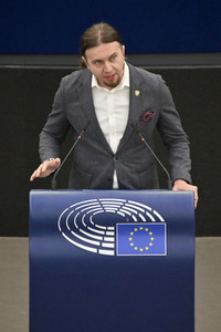 Plenartagung zum Bericht des Weltklimarats im EU-Parlament in Straßburg