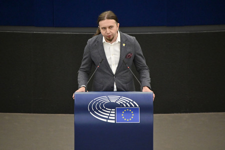 Plenartagung zum Bericht des Weltklimarats im EU-Parlament in Straßburg