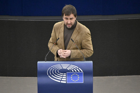 Plenartagung zum Bericht des Weltklimarats im EU-Parlament in Straßburg