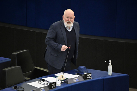 Plenartagung zum Bericht des Weltklimarats im EU-Parlament in Straßburg