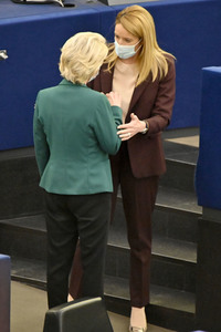 Fragestunde mit Ursula von der Leyen im EU-Parlament in Straßburg