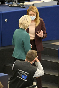 Fragestunde mit Ursula von der Leyen im EU-Parlament in Straßburg