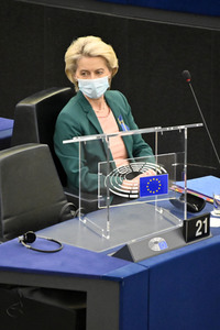 Fragestunde mit Ursula von der Leyen im EU-Parlament in Straßburg