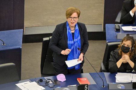 Fragestunde mit Ursula von der Leyen im EU-Parlament in Straßburg
