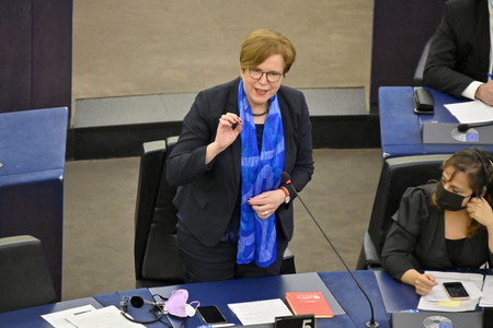Fragestunde mit Ursula von der Leyen im EU-Parlament in Straßburg
