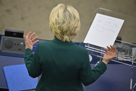 Fragestunde mit Ursula von der Leyen im EU-Parlament in Straßburg