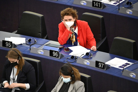 Fragestunde mit Ursula von der Leyen im EU-Parlament in Straßburg