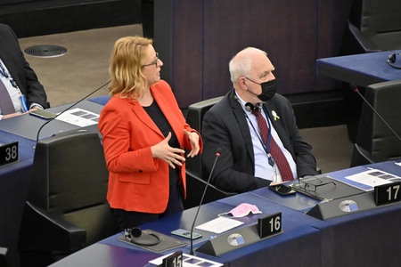 Fragestunde mit Ursula von der Leyen im EU-Parlament in Straßburg
