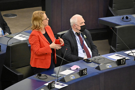 Fragestunde mit Ursula von der Leyen im EU-Parlament in Straßburg