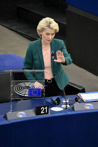 Fragestunde mit Ursula von der Leyen im EU-Parlament in Straßburg
