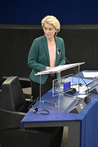 Fragestunde mit Ursula von der Leyen im EU-Parlament in Straßburg