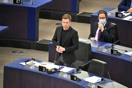 Fragestunde mit Ursula von der Leyen im EU-Parlament in Straßburg