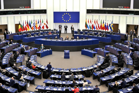 Fragestunde mit Ursula von der Leyen im EU-Parlament in Straßburg