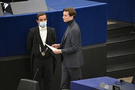 Plenartagung zur Mindestbesteuerungsrichtlinie im EU-Parlament in Straßburg